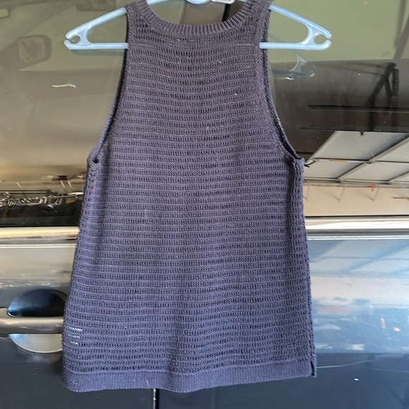 Madewell extra small 100% cotton dark blue knit vest excellent condition - Picture 2 of 4